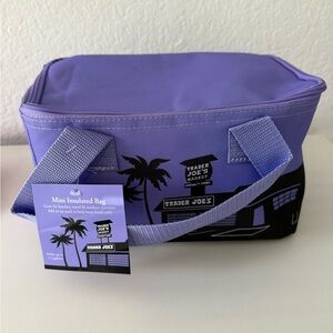 NW Trader Joe’s Mini Insulated Cooler Lunch tote in Lavender.